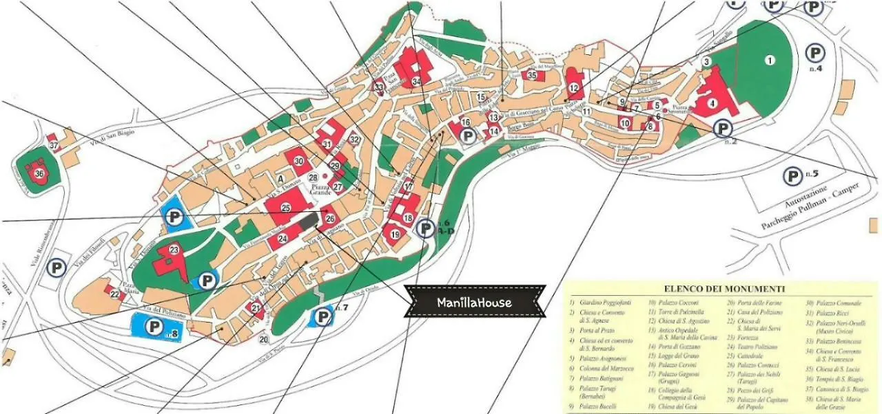 Montepulciano Stazione Manillahouse酒店 意大利